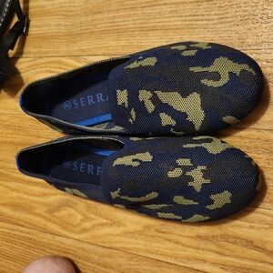 Navy and Green Flats